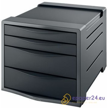 POJEMNIK 4 SZUFLADY ESSELTE EUROPOST CZARNY POJEMNIK 4 SZUFLADY ESSELTE EUROPOST CZARNY