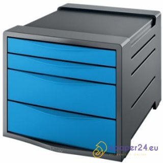 POJEMNIK 4 SZUFLADY ESSELTE EUROPOST NIEBIESKI