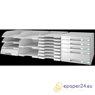 PÓŁKA NA DOKUMENTY LEITZ PLUS STANDARD SZARA