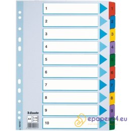 PRZEKŁADKI MYLAR ESSELTE A4 1-10