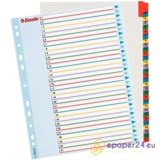 PRZEKŁADKI MYLAR ESSELTE A4 1-31