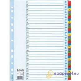 PRZEKŁADKI MYLAR ESSELTE A4 1-31