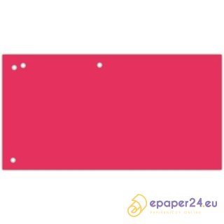 Przekładki kartonowe Donau 1/3 A4 czerwone (100)