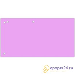 Przekładki kartonowe Donau 1/3 A4 różowe (100)