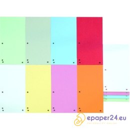 Przekładki kartonowe Donau 1/3 A4 mix kolorów (100