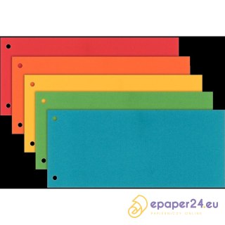 PRZEKŁADKI KARTONOWE ESSELTE 1/3 A4 MIX KOLORÓW (100)