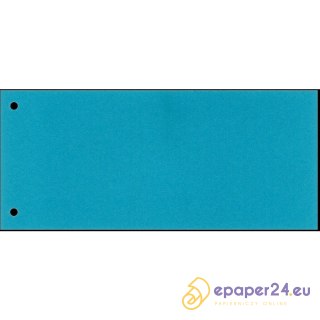 PRZEKŁADKI KARTONOWE ESSELTE 1/3 A4 NIEBIESKE (100)