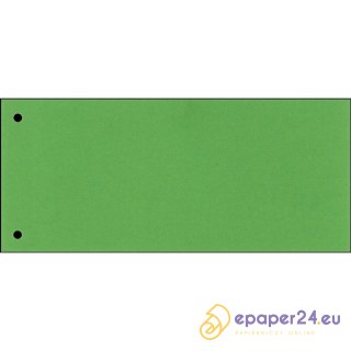 PRZEKŁADKI KARTONOWE ESSELTE 1/3 A4 ZIELONE (100)