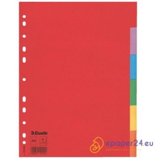 PRZEKŁADKI KARTONOWE ESSELTE A4 6 KART