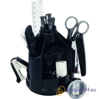 PRZYBORNIK NA BIURKO EAGLE 730 + WYPOSAŻENIE CZARNY