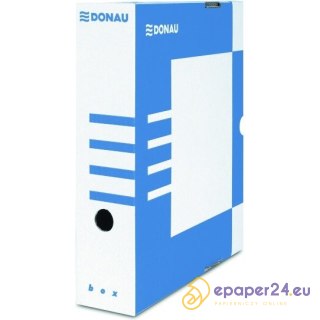 Pudło do archiwizacji Donau A4/80mm niebieskie