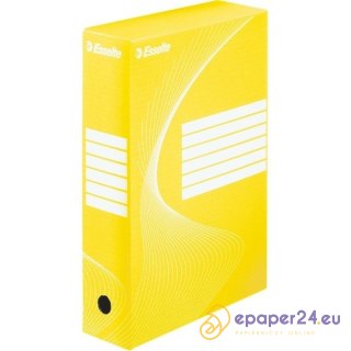 PUDŁO DO ARCHIWIZACJI ESSELTE A4/80mm ŻÓŁTE