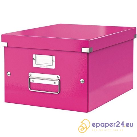 PUDŁO LEITZ CLICK&STORE 220*160*282mm RÓŻOWE PUDŁO LEITZ CLICK&STORE 220*160*282mm RÓŻOWE