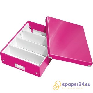 PUDŁO LEITZ CLICK&STORE 280*100*370mm RÓŻOWE