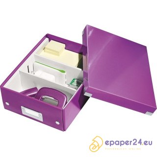 PUDŁO LEITZ CLICK&STORE 220*100*285mm FIOLETOWE
