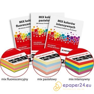 Papier Emerson A4/80g pastelowy 5 kolorów (5x50)