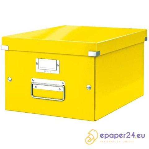 Pudło Leitz Click&Store Wow 281x200x370mm żółte Pudło Leitz Click&Store Wow 281x200x370mm żółte
