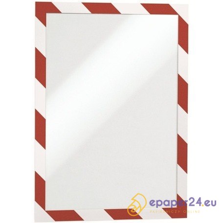 RAMKA DURABLE DURAFRAME SECURITY A4 CZERWONO-BIAŁA (2) RAMKA DURABLE DURAFRAME SECURITY A4 CZERWONO-BIAŁA (2)