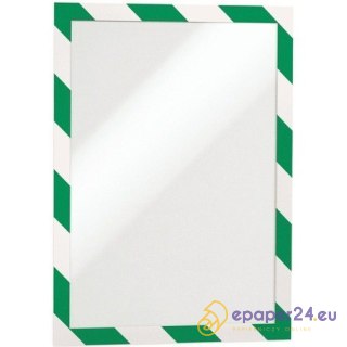 RAMKA DURABLE DURAFRAME SECURITY A4 ZIELONO-BIAŁA (2)