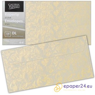 KOPERTY GALERIA PAPIERU DL RÓŻE KREMOWY (10)
