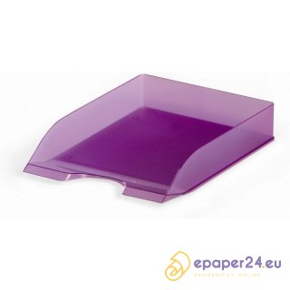 PÓŁKA NA DOKUMENTY DURABLE FIOLETOWA TRANSPARENTNA