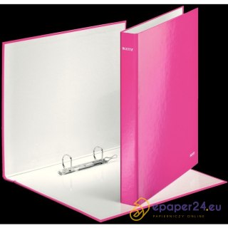 SEGREGATOR LEITZ WOW A4/40mm 2RD RÓŻOWY