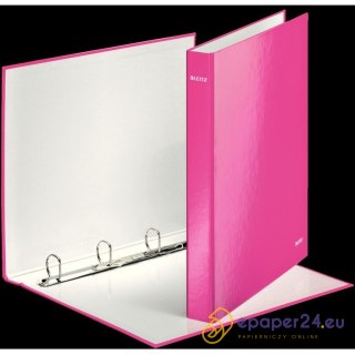 SEGREGATOR LEITZ WOW A4/40mm 4RD RÓŻOWY