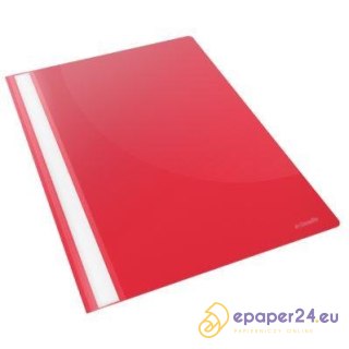 SKOROSZYT ESSELTE A4 PP CZERWONY (25)