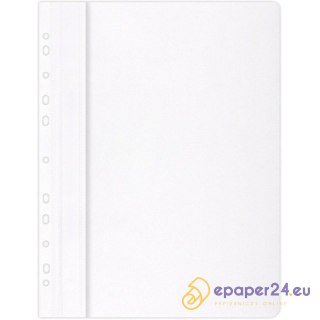 Skoroszyt wpinany Office Products A4 PP biały (25)