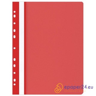 Skoroszyt wpinany Office Products A4 PP czerwony (25)