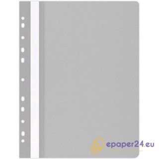 Skoroszyt wpinany Office Products A4 PP szary (25)