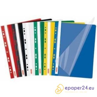 SKOROSZYT WPINANY ESSELTE A4 PP ŻÓŁTY (10)