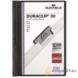 SKOROSZYT Z KLIPSEM DURABLE DURACLIP 30 CZARNY