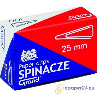 SPINACZE BIUROWE TRÓJKĄTNE 25mm (100)