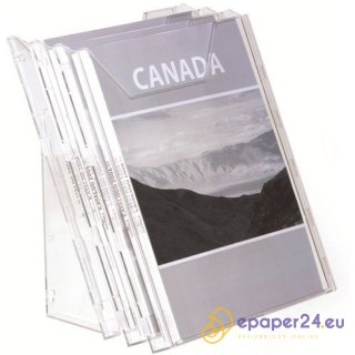 STOJAK NA ULOTKI A4 DURABLE COMBIBOXX 3 PÓŁKI