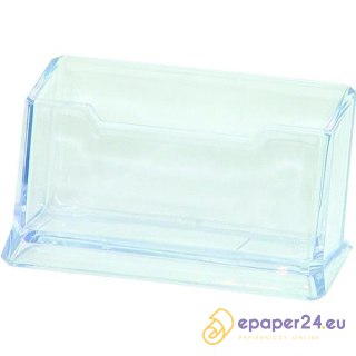 Przybornik na wizytówki Donau transparentny