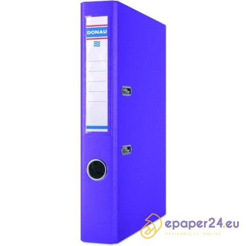Segregator Donau Premium A4/50mm fioletowy Segregator Donau Premium A4/50mm fioletowy