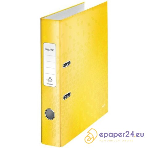 Segregator Leitz 180° Wow A4/50mm żółty Segregator Leitz 180° Wow A4/50mm żółty