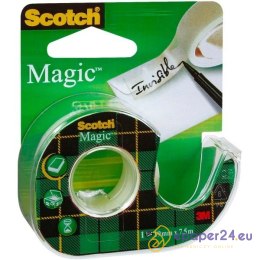 TAŚMA BIUROWA SCOTCH MAGIC 19mm/7.6m + PODAJNIK