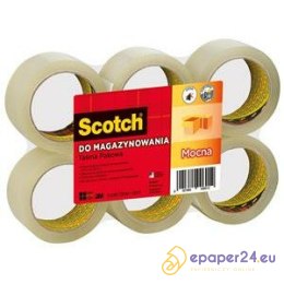 TAŚMA PAKOWA SCOTCH 50mm/66m AKRYL PRZEZROCZYSTA (6)