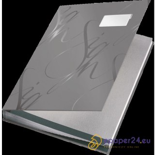TECZKA DO PODPISU LEITZ 18 PRZEKŁADEK SZARA