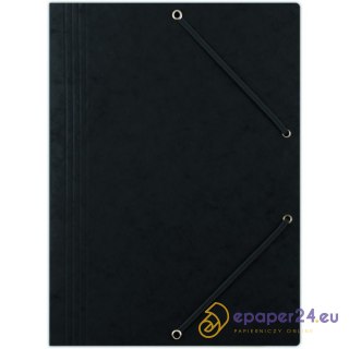 Teczka preszpanowa z gumką Donau A4 czarna