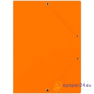 Teczka preszpanowa z gumką Donau A4 pomarańczowa