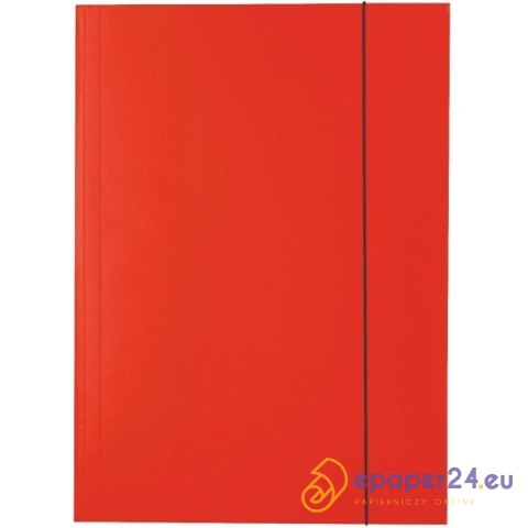 TECZKA KARTONOWA Z GUMKĄ ESSELTE A4/400g CZERWONA TECZKA KARTONOWA Z GUMKĄ ESSELTE A4/400g CZERWONA