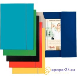 TECZKA KARTONOWA Z GUMKĄ ESSELTE A4/400g NIEBIESKA