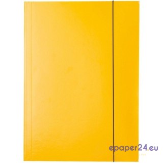TECZKA KARTONOWA Z GUMKĄ ESSELTE A4/400g ŻÓŁTA