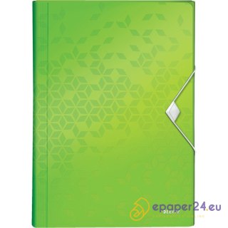 TECZKA LEITZ WOW 6 PRZEGRÓDEK FIOLETOWA