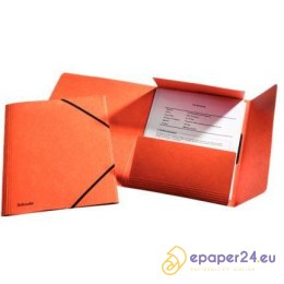 TECZKA PRESZPANOWA Z GUMKĄ ESSELTE A4 POMARAŃCZOWA
