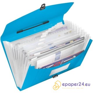 TECZKA ESSELTE VIVIDA 12 PRZEGRÓDEK NIEBIESKA