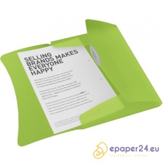 TECZKA Z GUMKĄ ESSELTE VIVIDA A4/15mm ZIELONA